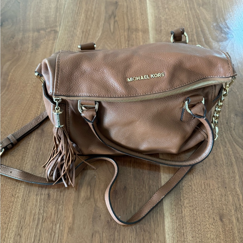 Michael Kors Brown Leather Bag